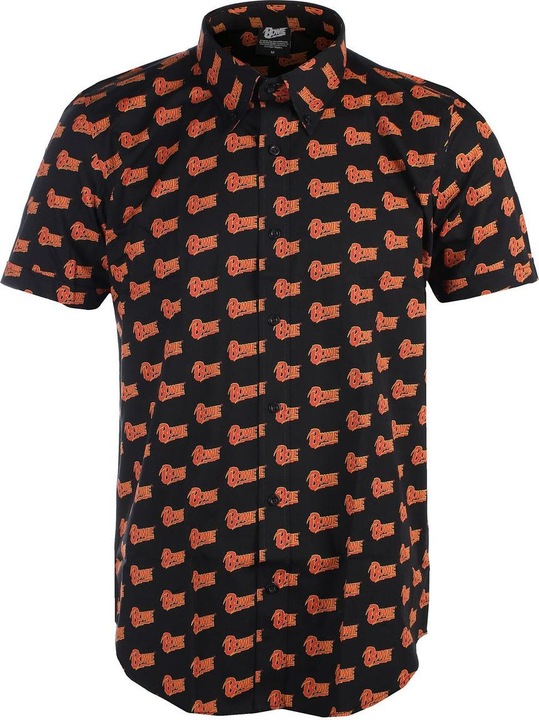Immagine prodotto David Bowie Camicia Logo sul Intera Superficie Adulto Unisex (M)