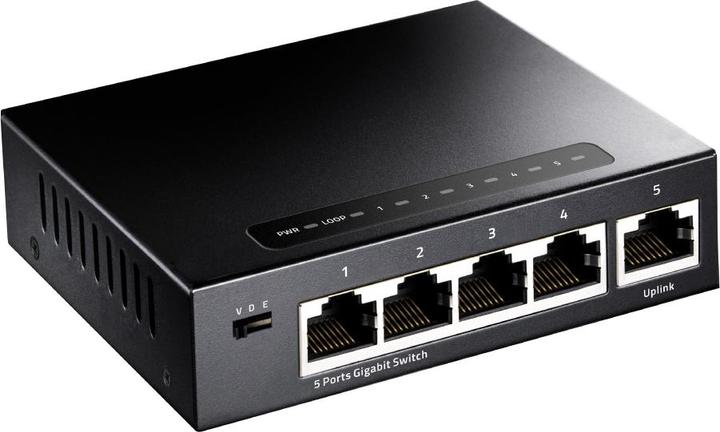 Actual product image Cudy GS105 network switch Gigabit Ethernet (10/100/1000) Black (5 Ports)