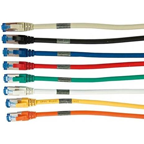 Synergy 21 Kabel Patch-RJ45 S-STP(S/FTP) 500Mhz 7.5m CAT6A *schwarz* AWG27 (S/FTP, CAT6a, 7.50 m), Netzwerkkabel