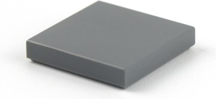 Actual product image LEGO 2x2 Tiles Dark grey - 25 pieces - Dark bluish grey tile 3068b (0, LEGO Accessories)