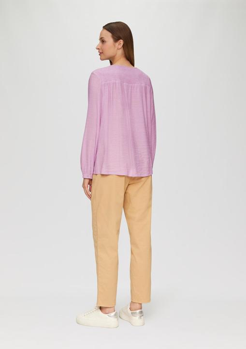 Actual product image S.Oliver Bluse Strukturierte Bluse aus Viskosemix mit Smok Details (40)