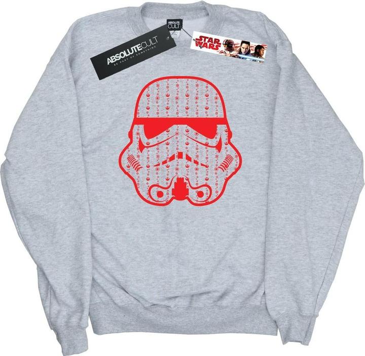 Produktbild Star Wars Christmas Stormtrooper Helmet Sweatshirt (M)