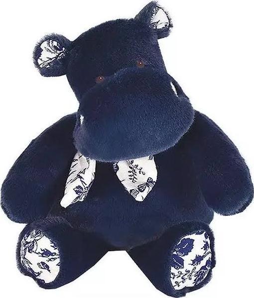 Produktbild Doudou et Compagnie Hippo Bandana, marineblau 22cm (MQ3) ** (16 cm)