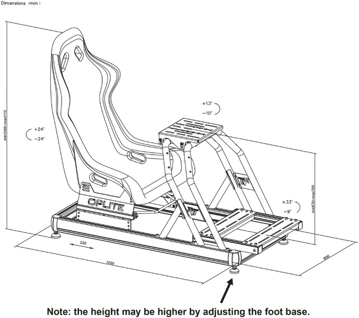 Immagine prodotto Oplite Cockpit R8 Fury Black al dettaglio (spedizione)