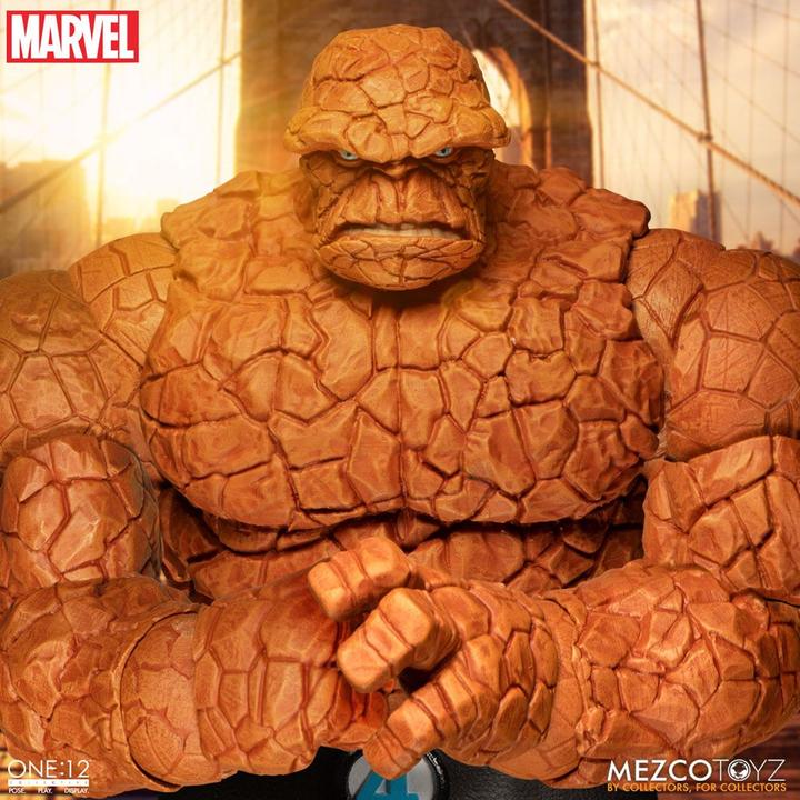 Image du produit Mezco Toys Marvel figurines 1/12 Fantastic Four Deluxe Steel Box Set 16 cm