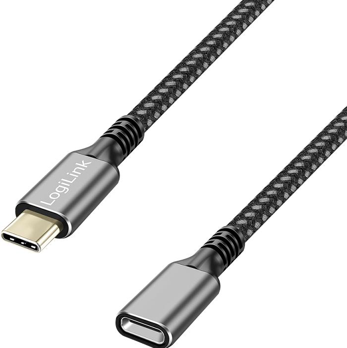 Produktbild LogiLink USB C — USB C (1 m, USB 3.2 Gen 2, 100 W)
