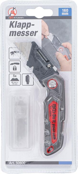 Produktbild BGS Klappmesser | 160 mm (16 cm)