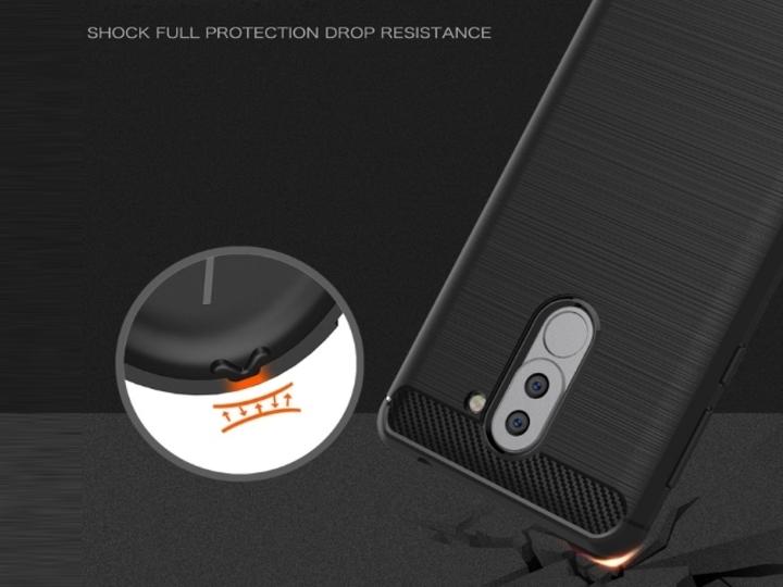 Immagine prodotto Screenguard Honor 6X Cover Carbon Brushed Soft TPU (Tassa 6X)