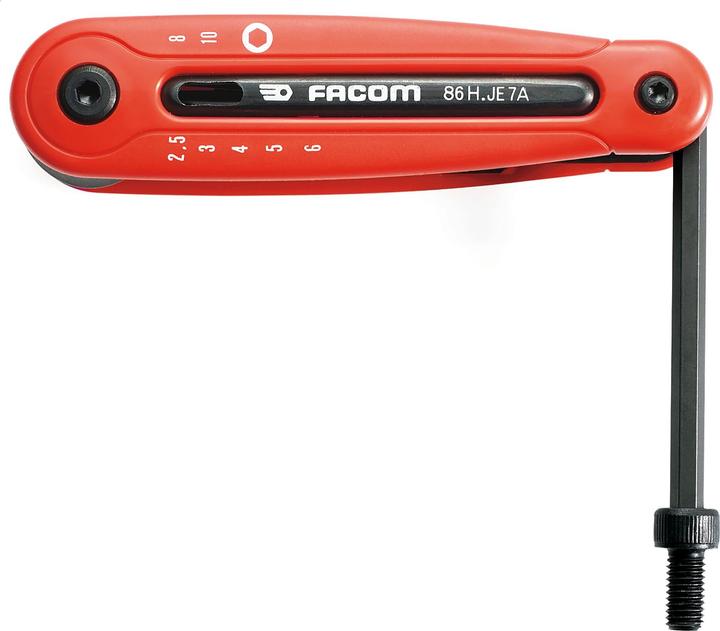 Actual product image Facom Penknife type hexagon key set,2.510mm
