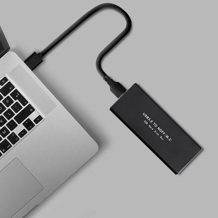Actual product image Qoltec 51854 Hard drive Enclosure M.2 SATA SSD NGFF USB 3.0 (M.2 2230)