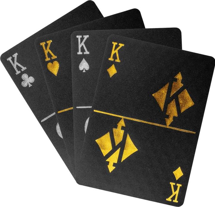 Produktbild Games Planet Pokerkarten Kartendeck Schwarz/Gold