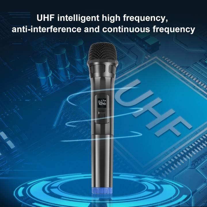 Produktbild Puluz UHF Wireless Dynamic Microphone with LED Display (Black)