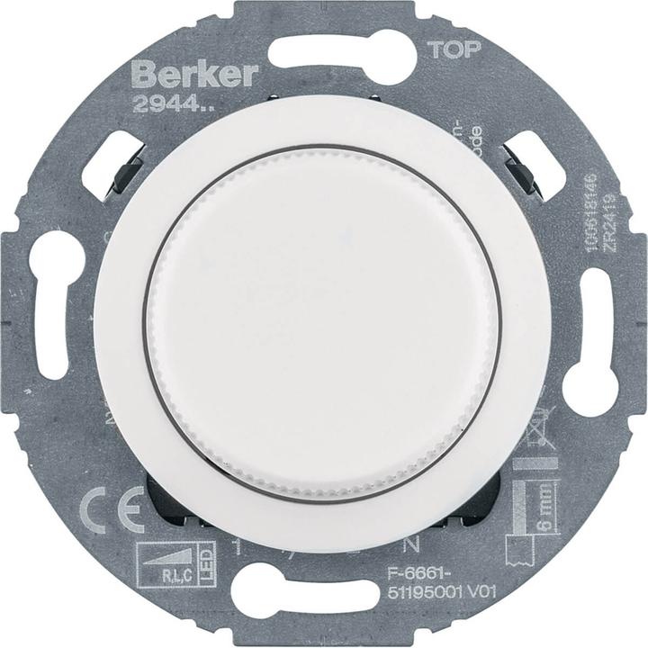 Image du produit Berker Uni-Tourniquet (LED) 294410 1930/Verre pw.