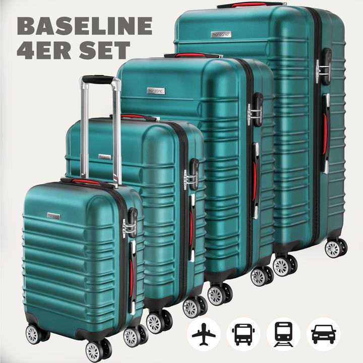 Produktbild Monzana Hartschalenkoffer 4er Set (120 l)