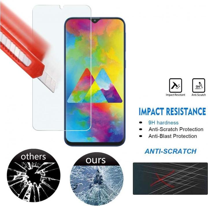 Image du produit Screenguard Samsung Galaxy M20 Film de protection en verre blindé Case Friendly Design (1 pcs, Samsung Galaxy M20)