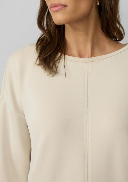 Produktbild s.Oliver Sweatshirt Modal-Sweatshirt im Relaxed Fit mit Schmuck-Details (46)