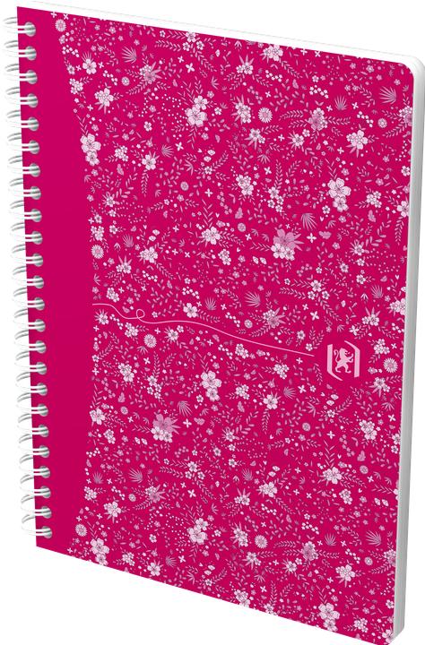 Produktbild Oxford FORME FLORAL - Spiralbuch (A5, Kariert, Harter Einband)