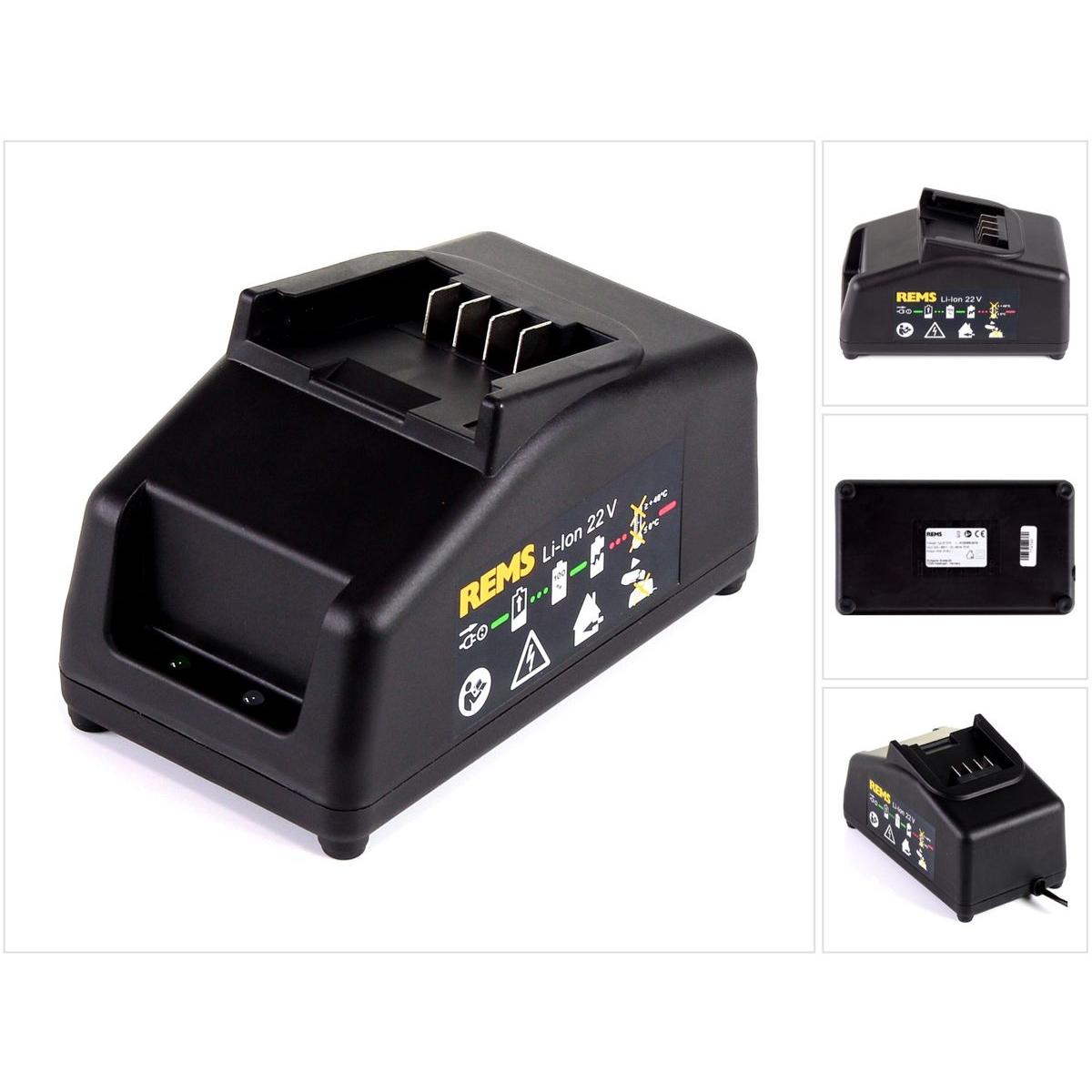 Thumbnail - Rems, Werkzeugakku + Ladegerät, Schnellladegerät Li-Ion 230V, 50–60Hz, 70W ( 571575 R220 )