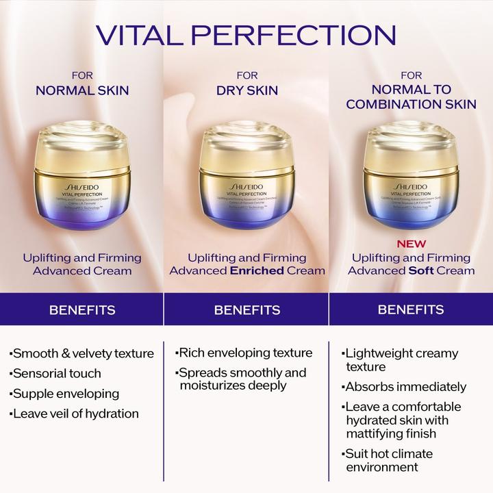 Immagine prodotto Shiseido Vital Perfection - Advanced Soft Cream (50 ml, Crema da giorno)