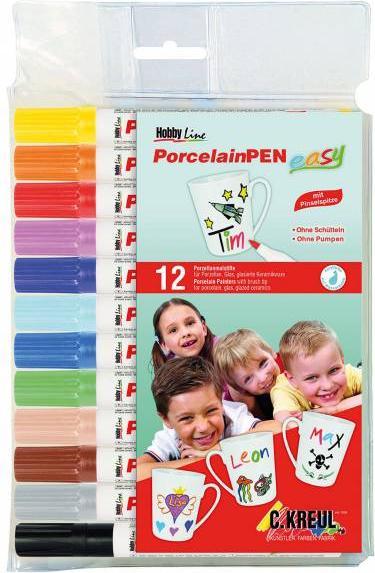 Produktbild Kreul Porzellanmarker "PorcelainPEN easy" Set (12x)