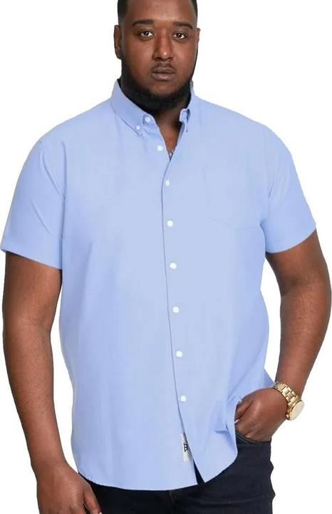 Immagine prodotto DUKE Camicia James Oxford Kingsize a maniche corte da uomo (7XL)