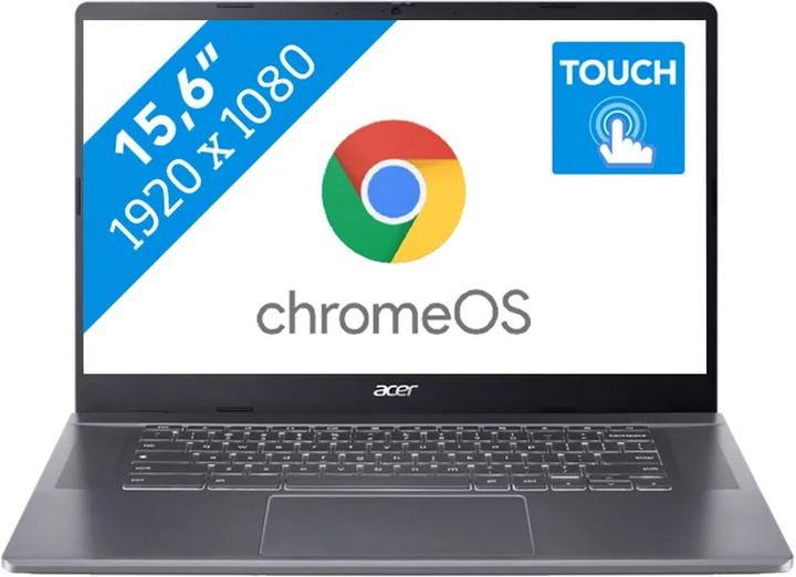Immagine prodotto Acer Chromebook Plus 515 CB515-2HT-5789 - 15,6 pollici - Touchscreen (15.60", 256 GB, 8 GB, Ing. Int., Intel Core i5-1335U)