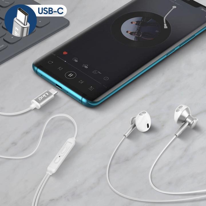 Actual product image LinQ USB-C in-ear headphones (No noise cancelling, Cable)