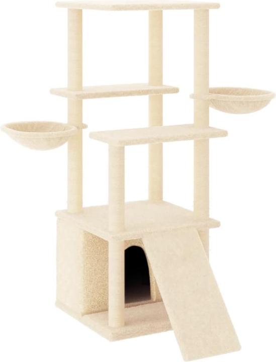 Produktbild vidaXL Kratzbaum (133 cm, Creme)