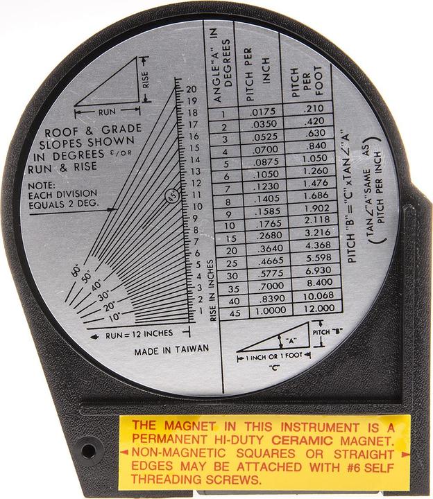 Immagine prodotto RS PRO Inclinometro, 130mm magnetico, ±0.5°
