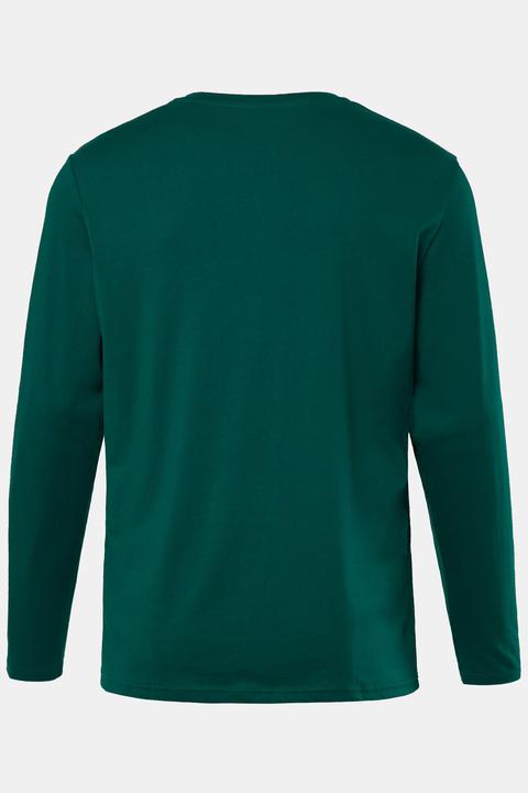 Produktbild JP1880 Henley, Basic, Shirt, Langarm, Knopfleiste, bis 8XL (7XL)
