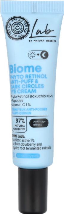 Actual product image Natura Siberica Lab Biome Phyto Retinol Anti-Puff & Dark Circles Eye Cream 30ml (Eye Care Cream, 30 ml, Day)