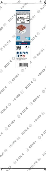 Actual product image Bosch Professional Zubehör PRO Core Cutter dry, 122 x 400 mm, 1 1/4 inch UNC (122 millimetres)