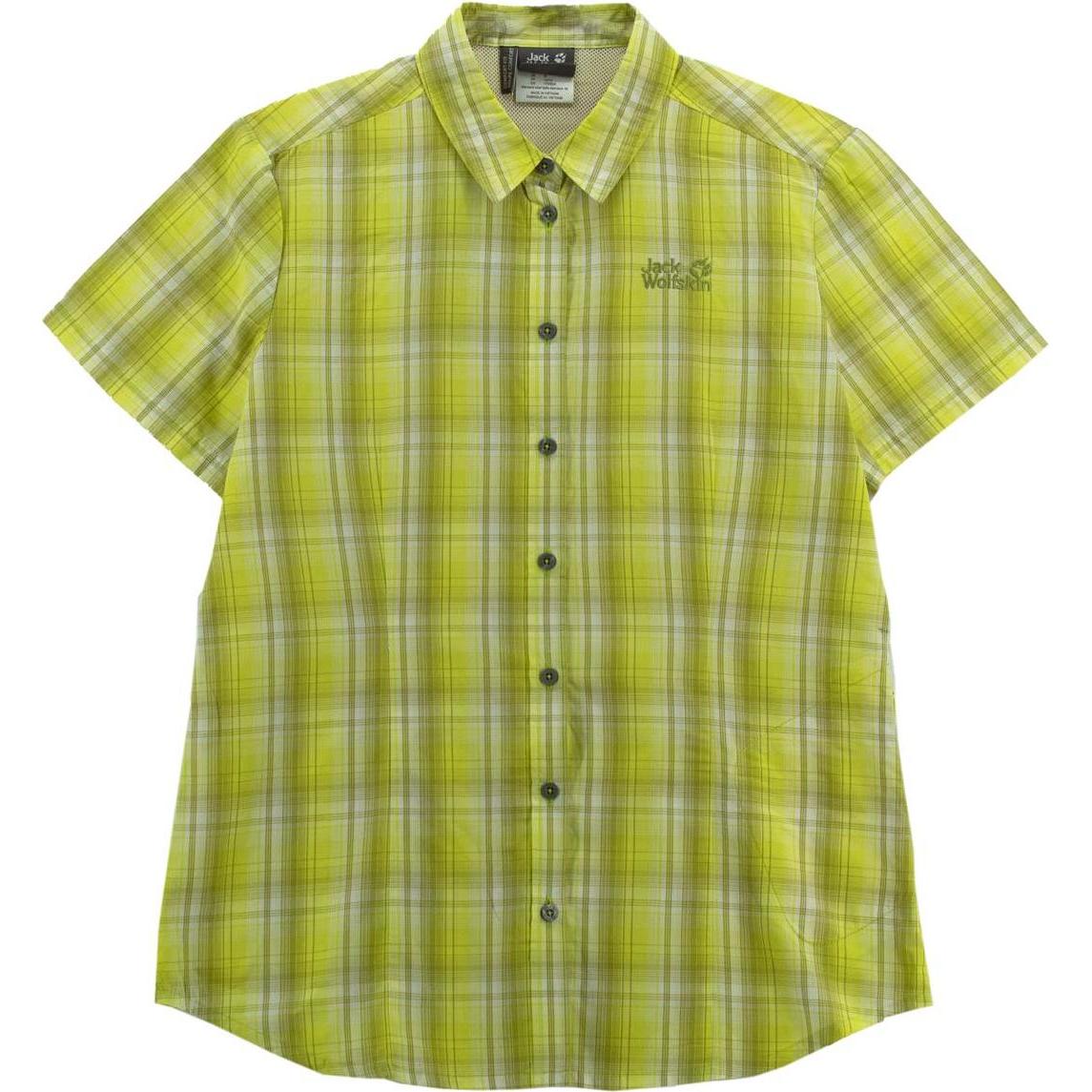 Thumbnail - Jack Wolfskin, Damen, Sportshirt, Fairford Shirt Bluse Wandershirt Funktionsshirt (M), Gelb, M