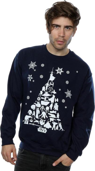 Immagine prodotto Star Wars Christmas Tree Felpa Uomo (XL)