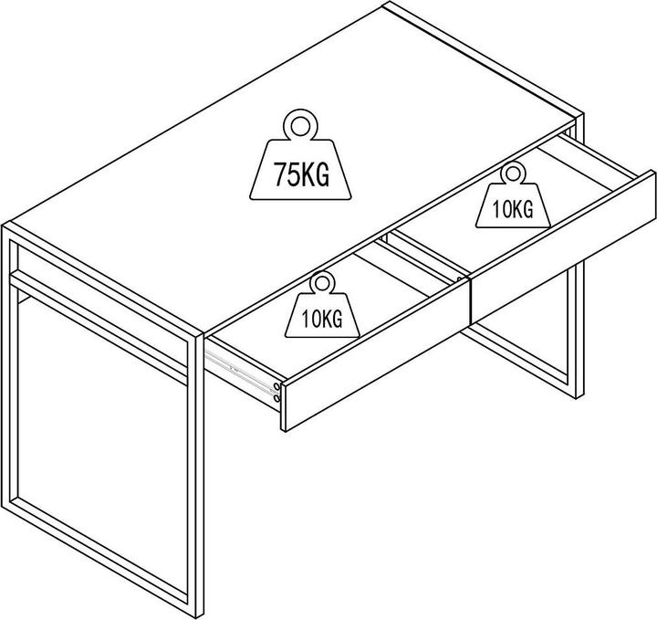 Image du produit Pascal Morabito Mason (120 x 60 x 75 cm)