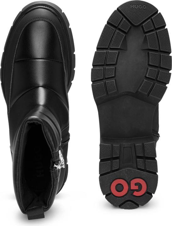 Actual product image HUGO Kris Bootie with Thick Sole, Pull Loop, and Signature Details (38)