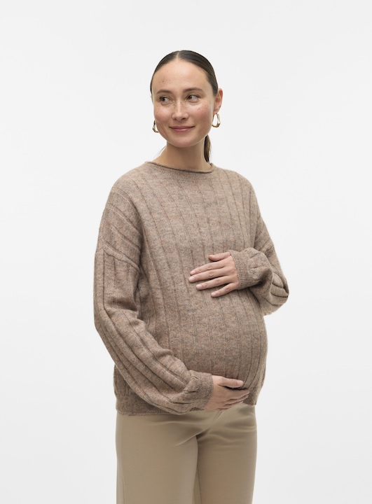 Produktbild Vero Moda Maternity Normal geschnitten Rundhals Pullover Gestricktes Oberteil (M)