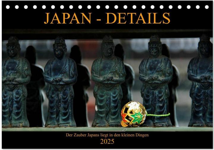Actual product image Japan - Details (Tischkalender 2025 DIN A5 quer), Monatskalender (A5, German)