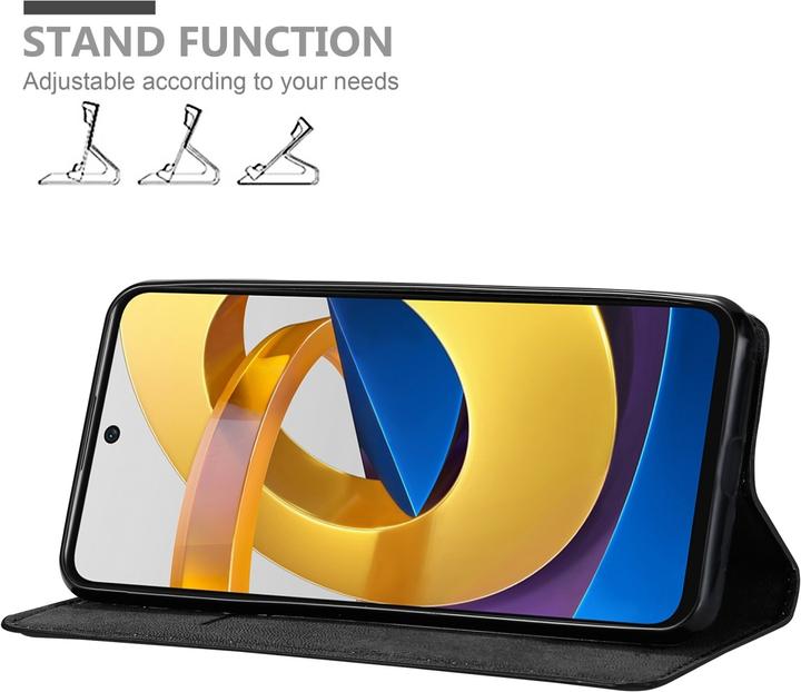 Actual product image Cadorabo Case for Xiaomi POCO M4 PRO 5G in Book Invis. Magnet Style (Xiaomi Poco M4 Pro 5G)