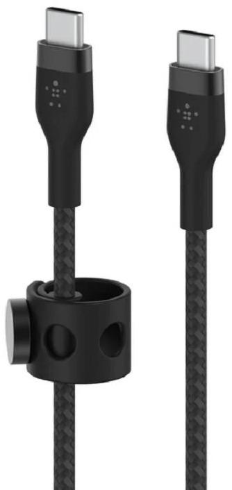 Immagine prodotto Belkin Doppio cavo da USB-C a USB-C in silicone intrecciato da 1 m (1 m, USB 2.0)