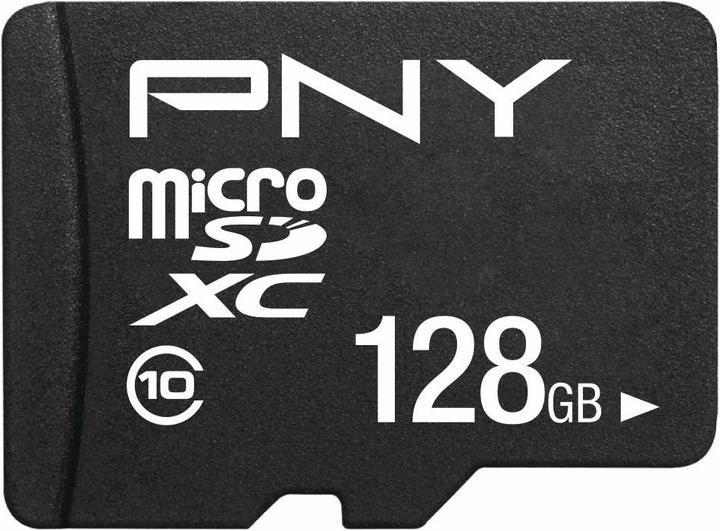 Image du produit PNY Performance Plus avec adaptateur (128 Go, microSDXC, U1, UHS-I)
