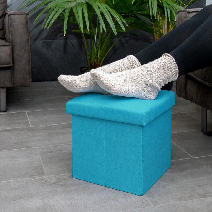Image du produit Intirilife Cube d'assise CIEL BLEU