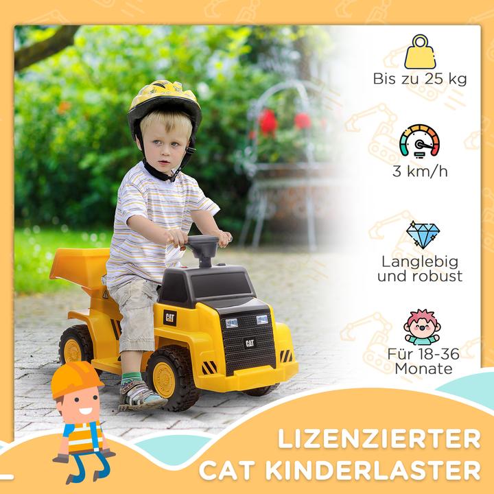 Image du produit Homcom Tracteur électrique pour enfants avec camion-benne (6 V)