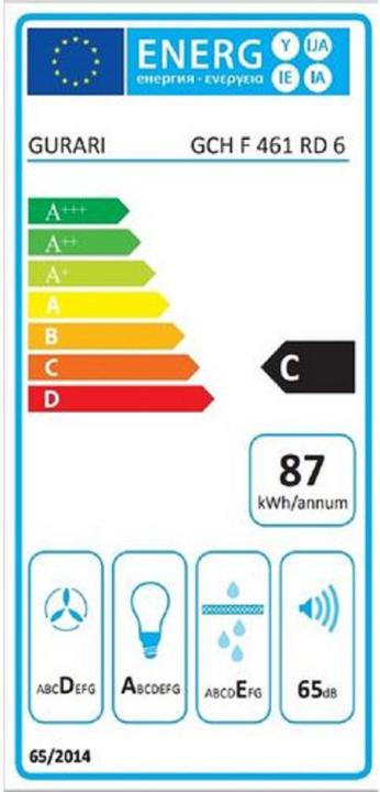 Energie-Label Gurari GCH F 461 RD 6