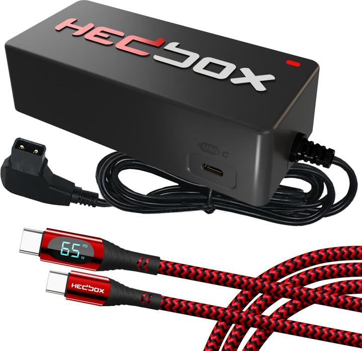 Produktbild Hedbox D-Tap Li-Ion Battery ChargerUSB-C Output 5V to 22V / 6AAdvanced Optimal Battery Charging (Kamera Akku Ladegerät)