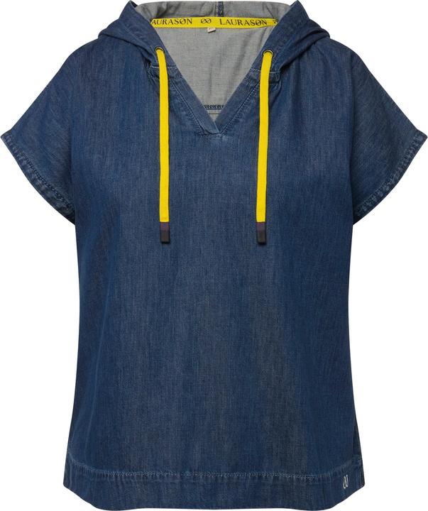 Produktbild Laurasøn Jeansbluse, Kapuze, V-Ausschnitt (XXL)