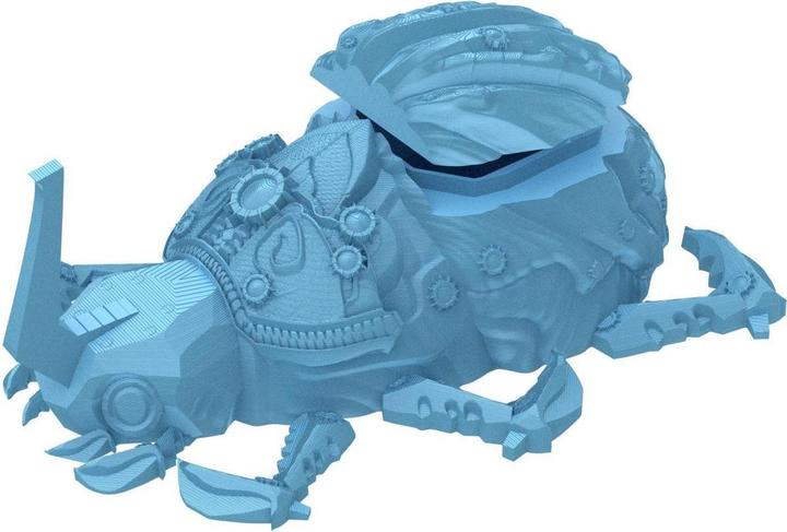 Produktbild Feldherr Fates End Dice Jail Scarab himmelblau, 3D-gedruckt, Tabletop (Kunststoff)
