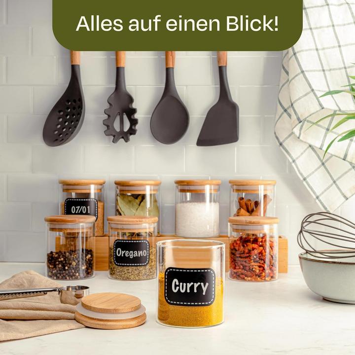Image du produit Praknu Gewürzgläser Set (0.25 l)