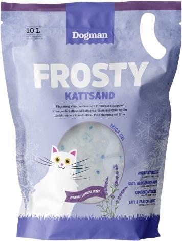 Actual product image Dogman Frosty cat sand 10l lavender