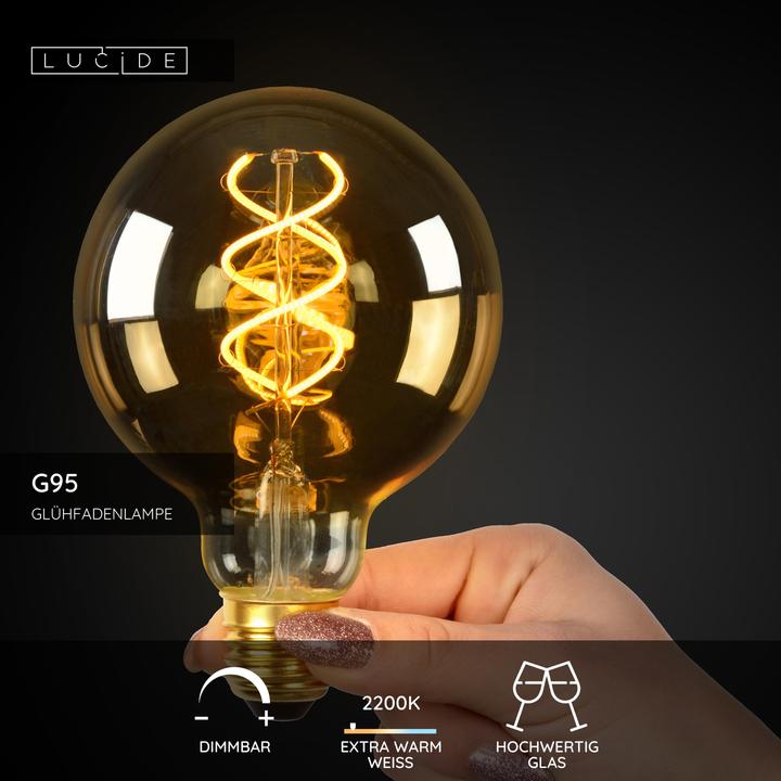 Produktbild Lucide E27 (E27, 5 W, 380 lm, 1 x, G)